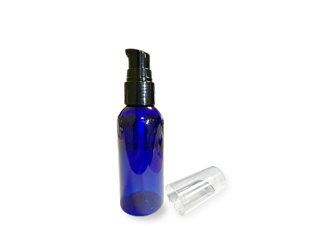 プラスチックボトル 50ml（ブルー）ポンプ式【限定】
